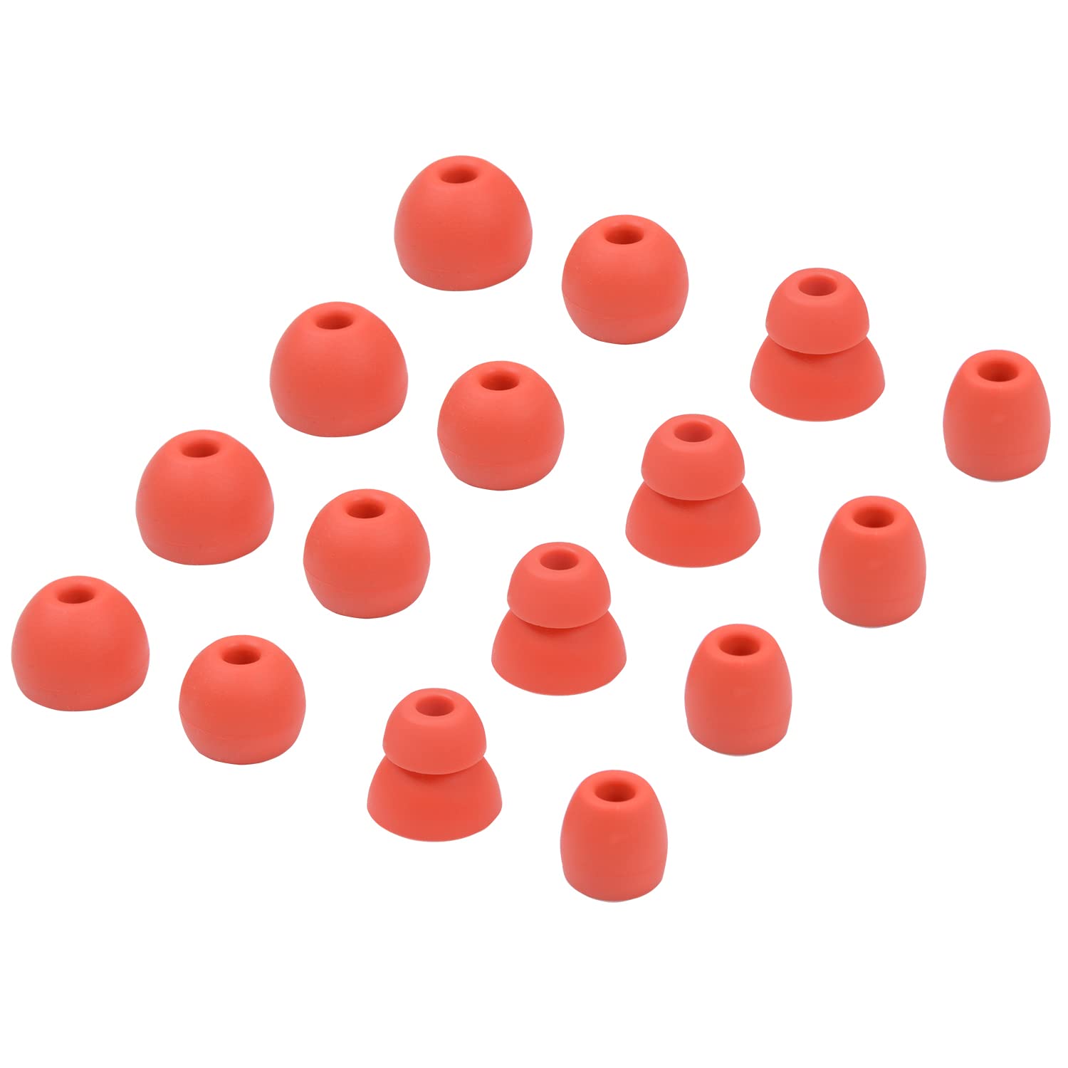 Replacement Silicone Eartips Earbuds Buds Set for Powerbeats Pro Wireless Earphone Headphones,8 Pairs (Red)