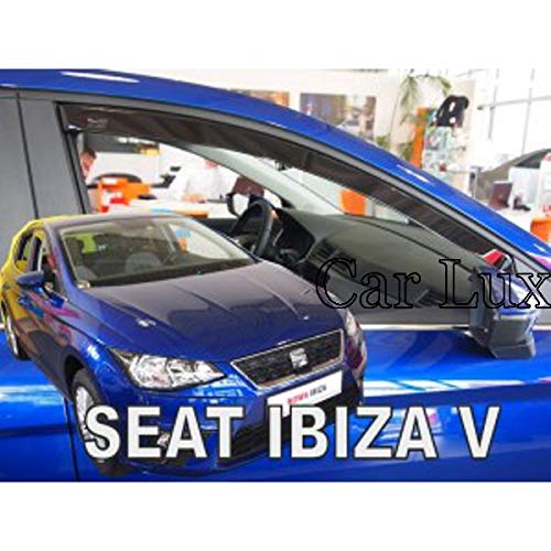 Car Lux AR01416 - Derivabrisas Deflectores de Aire Cortavientos de Ventanillas Delanteros...