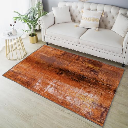 Tapete decorativo LOKMU Burnt Orange 5'x7' miniatura 2