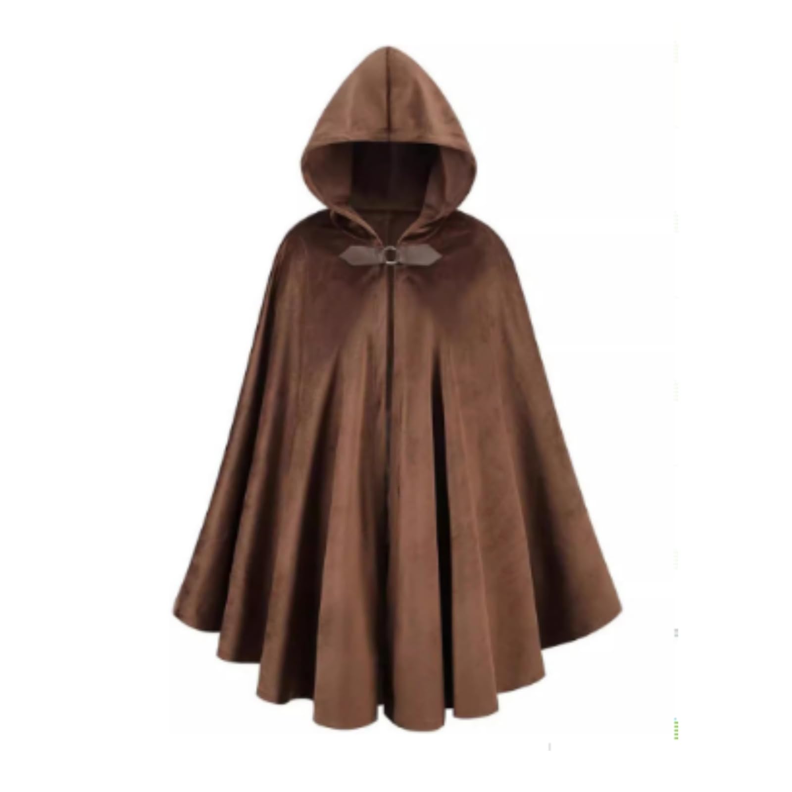 Applysu Renaissance Hooded Cape Adult Medieval Witch Cloak With Hood Halloween Witch Cosplay Cape Viking Pirate Costume