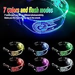 Fency LED Light Up Glasses, LED Visor, Luminous, Cyberpunk Futuristic Cosplay Glasses for Adults - Image 3