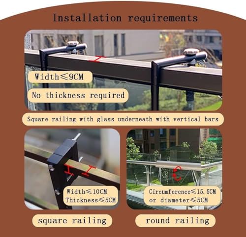 Table de bar suspendue pour balcon et doux instants suspendus - 5