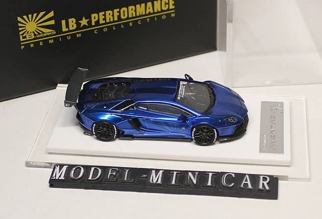 Amazon.co.jp: Chrome Blue!ONEMODEL 1/64 Lamborghini Aventador