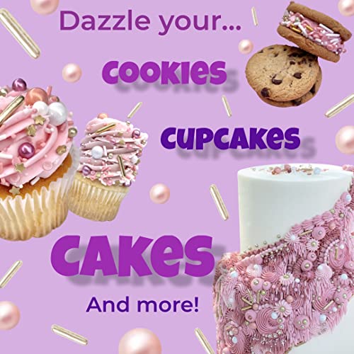 Sprinkles | Rose Gold Sprinkle | Pink And Gold Sprinkles | Sprinkle Mix | Cake Sprinkles | Jimmies | Cupcake Sprinkles | Manvscakes #TOP5