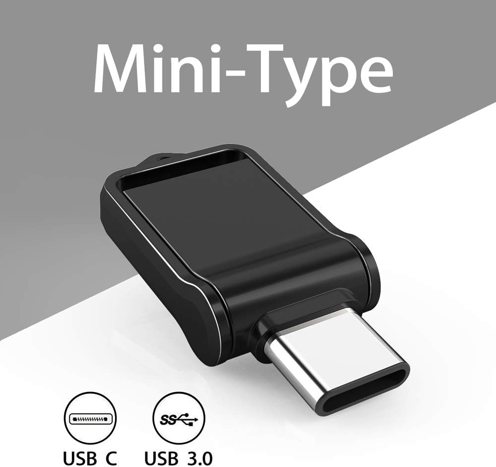 Best Quality 🔥 Aiibe Flash Drive 128GB USB 3.0/USB 3.1 Thumb Drive High Speed 128 GB USB Flash Drive Memory Stick USB Drive 128GB Speeds Up to 370MB/s - Black