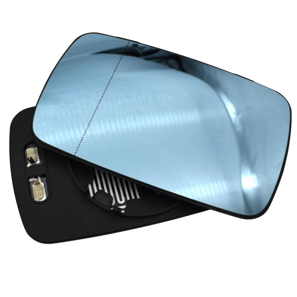 Para 3 Series 5 E39 E46 320i 1997-2005 Izquierdo Derecho Puerta Lado Cristal Espejo Retrovisor Calefactado Azul Vista Trasera(Left Right)