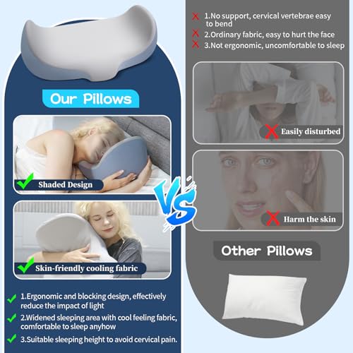 Cervical Neck Pillow, Ergonomic Pillows Side Sleeper Pillows for Adults - image 4