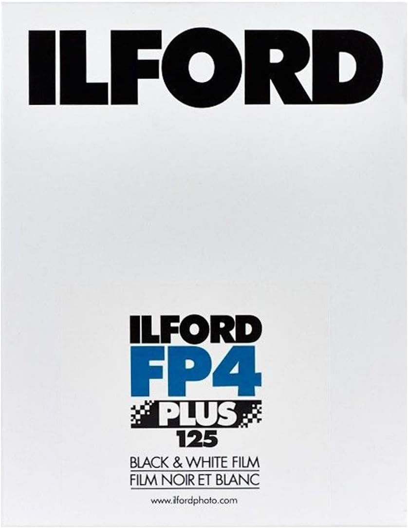 Ilford FP4 Plus Black and White Film, ISO 125, 4x5" - 100 Sheets