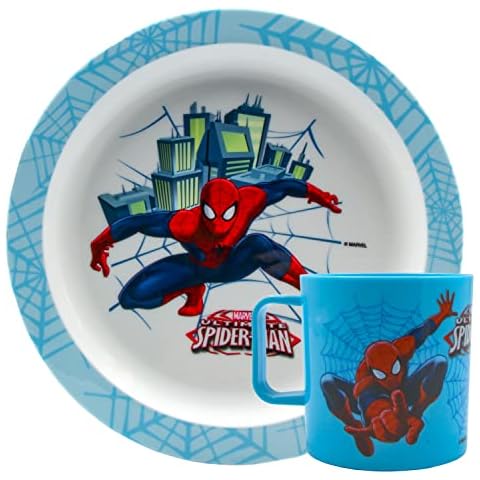 Vajilla Infantil Marvel Spiderman de 2 piezas Cover