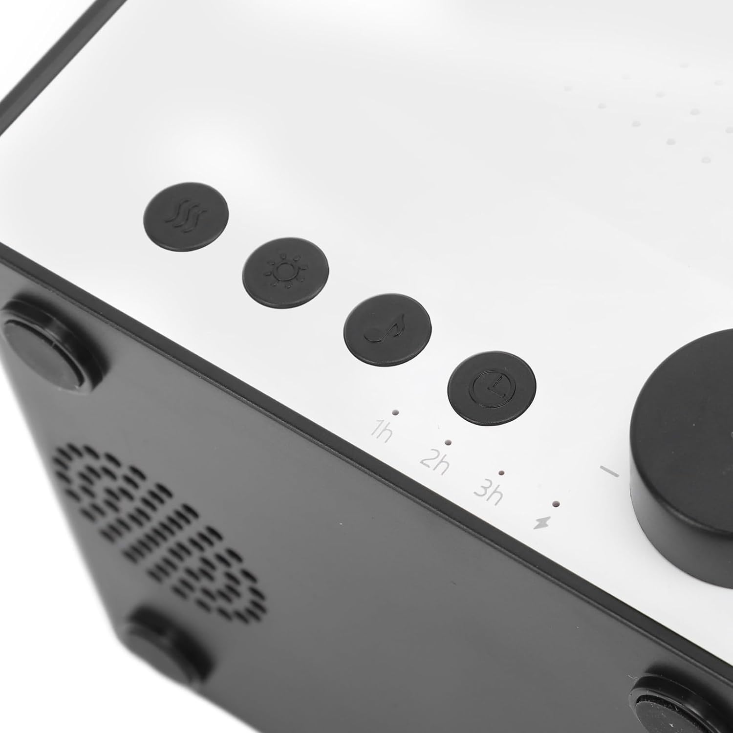 per Uso Domestico Umidificatore a Fiamma, umidificatore Portatile con diffusore di aromi a Rumore Bianco in ABS e Resina for Ufficio