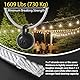 hannger 30M Drahtseil, 5MM Stahlseil Spannvorrichtung Strainer Kit mit 7×7 Strand Kern PVC-beschichtetes Stahlseil für Terrassengeländer | Treppengeländer | Kleiderseil | String Light Hanging Kit