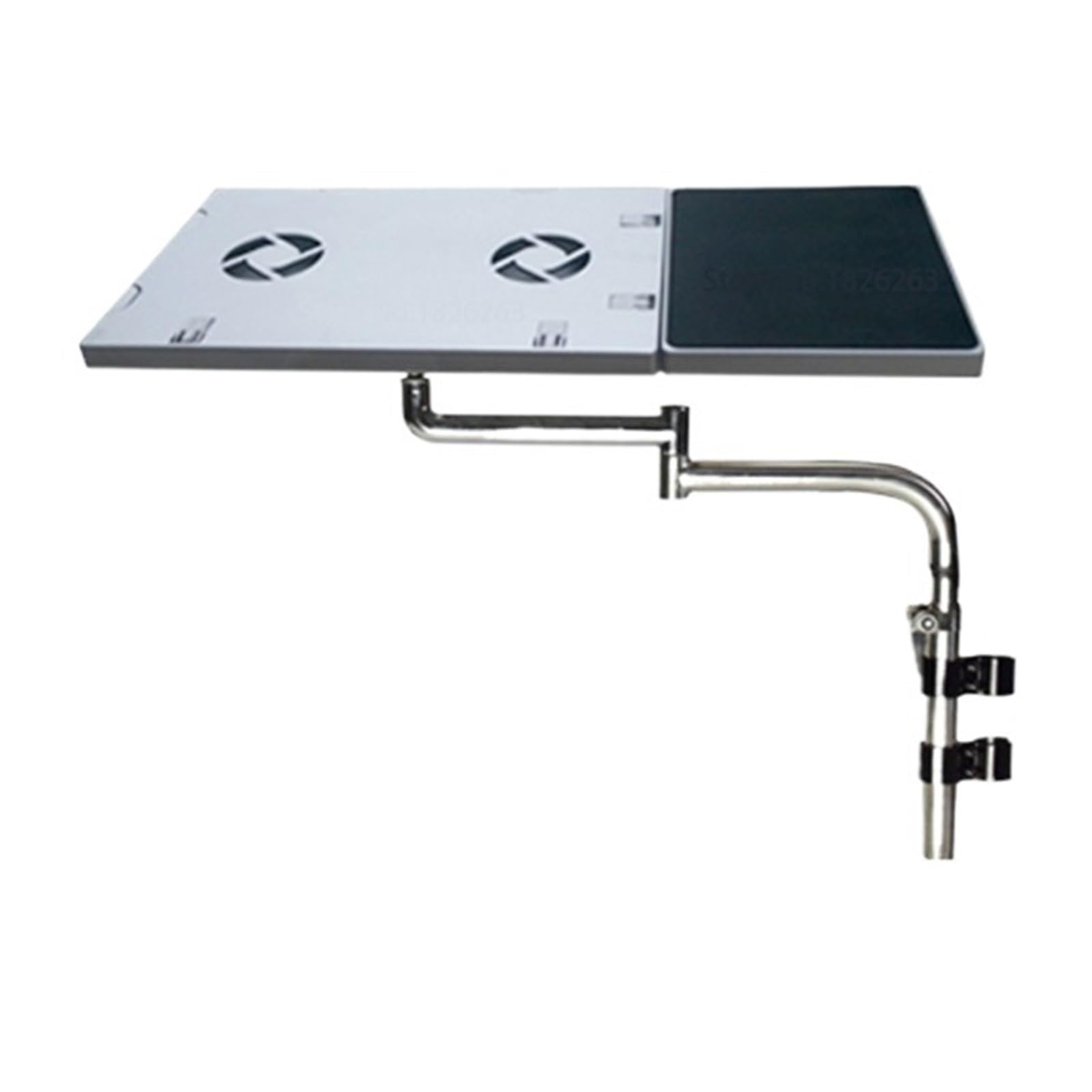 Support de clavier pince de chaise OK151 pour ordinateur portable argent