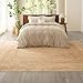 Bedsure 8x10 Printed Jute-Look Rug for Living Room, Machine Washable Rugs, Jute-Look Rug, Non-Slip Backing, Non-Shedding