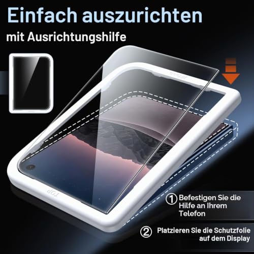 JETech 9H+ Front Schutzfolie für iPhone Duo, 3 Stück – Ansicht 4
