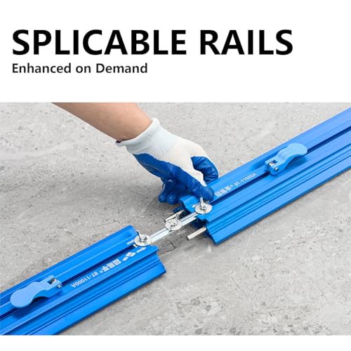 Huzxbw Tile Cutting Tool - Cutter Ceramic,Manual Tile Saw Accurate Tile cutting Tool for Up to 87in.With Carbide Cut-Off Wheels, Non-Slip Feet, Durable Rails for Professional Installers or Beginners