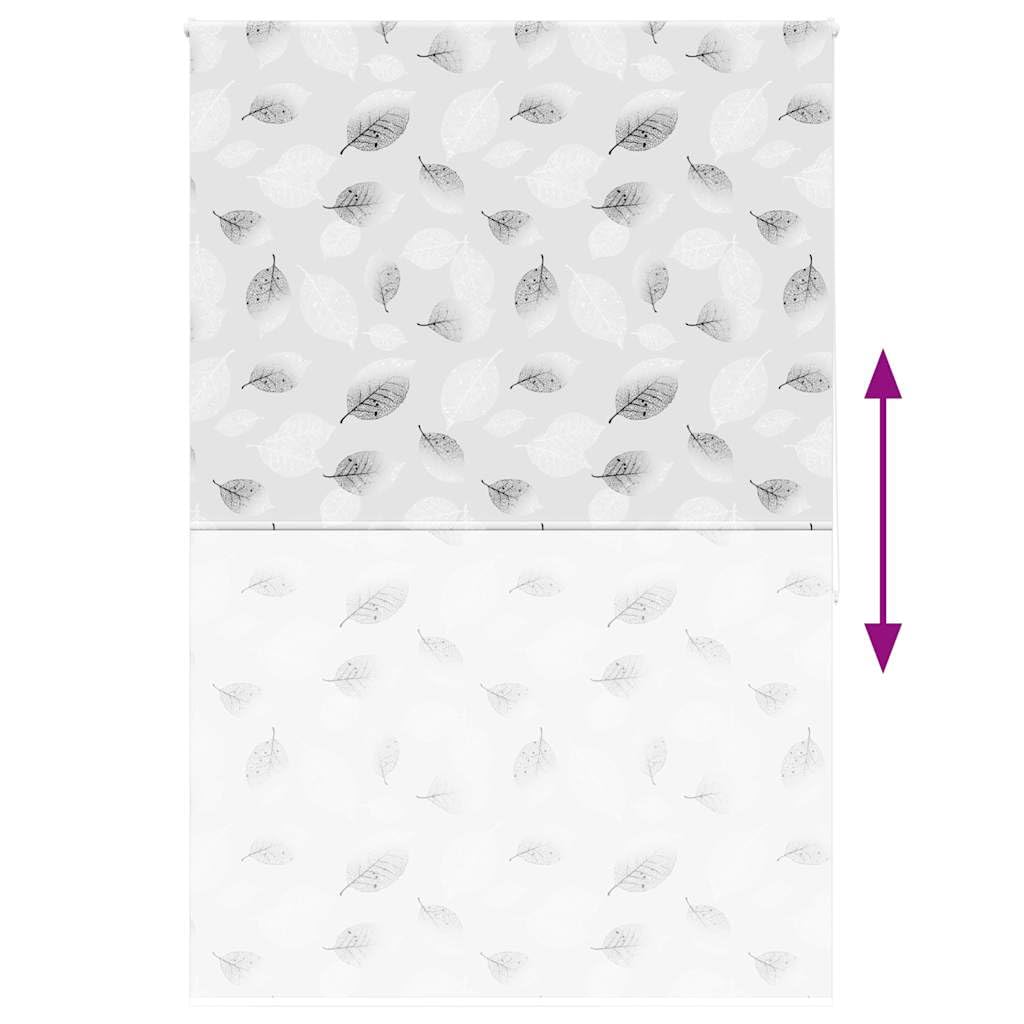 Store Enrouleur de Douche 160x240 cm, Largeur du Tissu 156 cm, Motif Feuilles, Stores Salle de Bain occultants imperméables PEVA, pour fenêtre et bac à Douche, Plafond, antidérapant Enfant