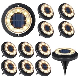 Flacchi Solar Bodenleuchten 12er Warmweiß