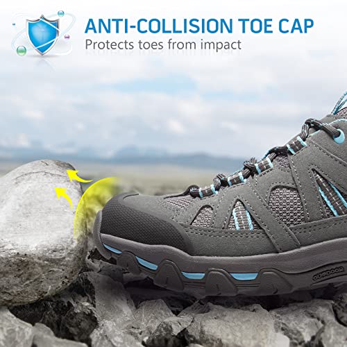 Camelsports Women's Hiking Shoes Breathable Trail Running Shoes Non-Slip Lightweight Outdoor Sneakers For Trekking Walking #TOP3