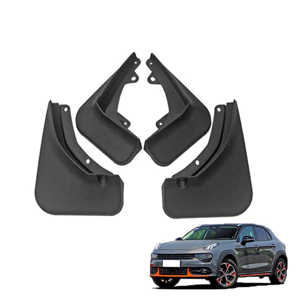 Amhvmu Normal 4Pcs Mud Flaps For Lynk & Co 02 2018