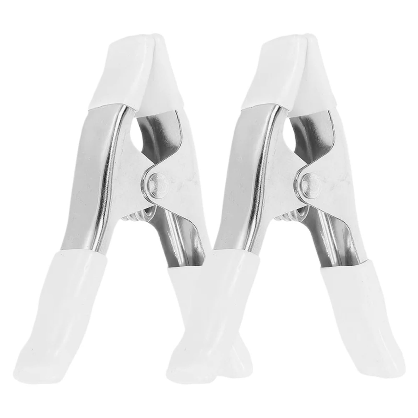 Sylvanbrook One Color 2Pcs Professional Photo Backdrop Clamps Heavy Duty Spring Clips Non-Slip A-Clamp Design For Craft