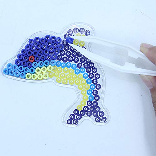 Plaque perle a repasser transparente 5mm grand format : support emboitable loisirs creatifs - 4
