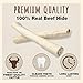 Cadet Premium Grade Beef Hide Retriever Rolls for Dogs 20 Pack, 5 Pounds