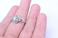 Vista 8 de Ring, 925 Sterling Silver Statement Ring For Women, Handmade Ring Gemstone Promise Ring for Birthday Christmas Gift For Her Ring Size US