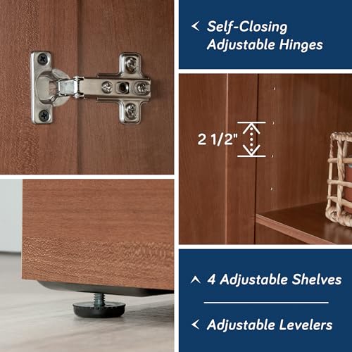 Image of Sauder HomePlus Storage Cabinet / Pantry cabinets, Sienna Oak finish