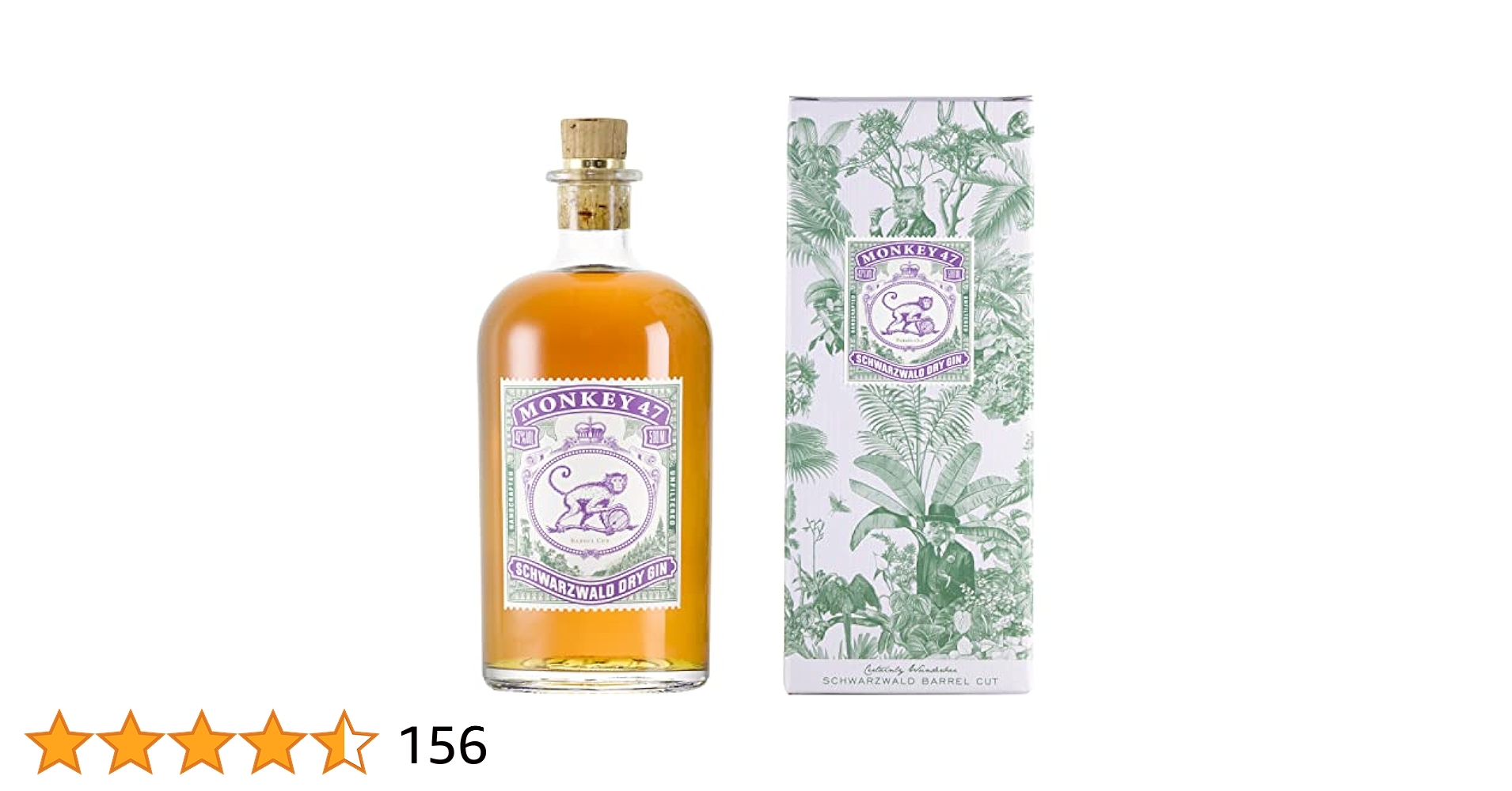 希少品　MONKEY 47 BARREL CUT  成熟ジン Monkey 47 Barrel Cut Gin