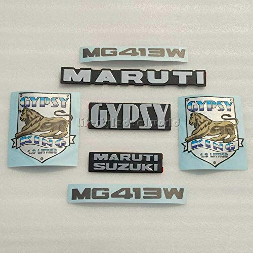 Zimba CAR Badge Emblem Monogram/Logo/Decals/Wraps/Sticker / 3D for Maruti Suzuki Gypsy kit13
