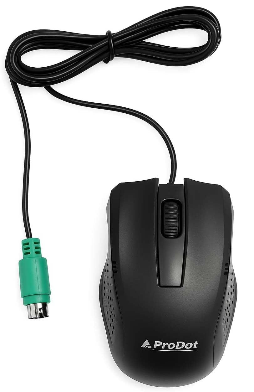 Prodot PS2 Plug & Play Ergonomic Wired Mouse I High Resolution 1000 DPI Optical Sensor I 5M Key Press Life & Clickable Scroll Wheel I 1 Year Warranty I Works with Windows, iOS, Linux-image-10