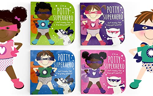 I'm A Potty Superhero: Get Ready For Big Girl Pants! Children's Potty Training Board Book #TOP6
