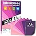 Produktbild ELES VIDA Magenta Farben FOTOKARTON A4 27 Stück Purpur - 300g Blätter  Bastel Bogen - Blau, Lila, Pink, Violett Dicker als Tonkarton, Pappe zum Basteln, Zeichenkarton - DIY Schule