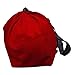 YueShengYCHUANG Drawstring Basketball Bag Pouch Mesh Soccer Ball Bag Organizer for Travel Volleyball, Red