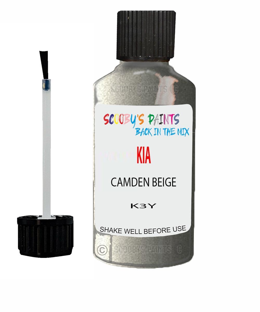 Scoobys Paints Back In The Mix Camden Beige Touch Up Paint For Kia K3y Metallic