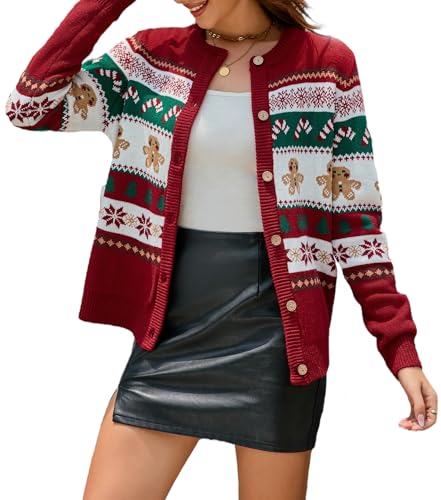 LUBOT 2024 Ugly Christmas Sweaters for Women...