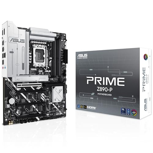 ASUS Prime Z890-P Gaming Mainboard Sockel Intel LGA1851 (ATX, DDR5, PCIe 5.0, 4X M.2, DisplayPort,...