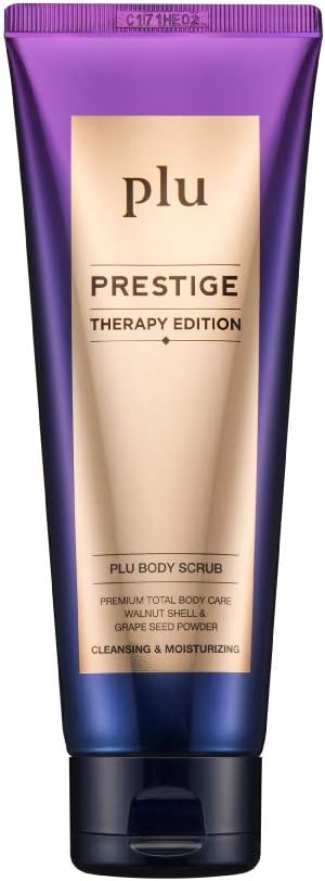 Body Scrub Prestige Therapy Edition, 3-in-1 Total Care Solution, Exfoliate Moisturize and Nourish, 2019 USA Version [200g]