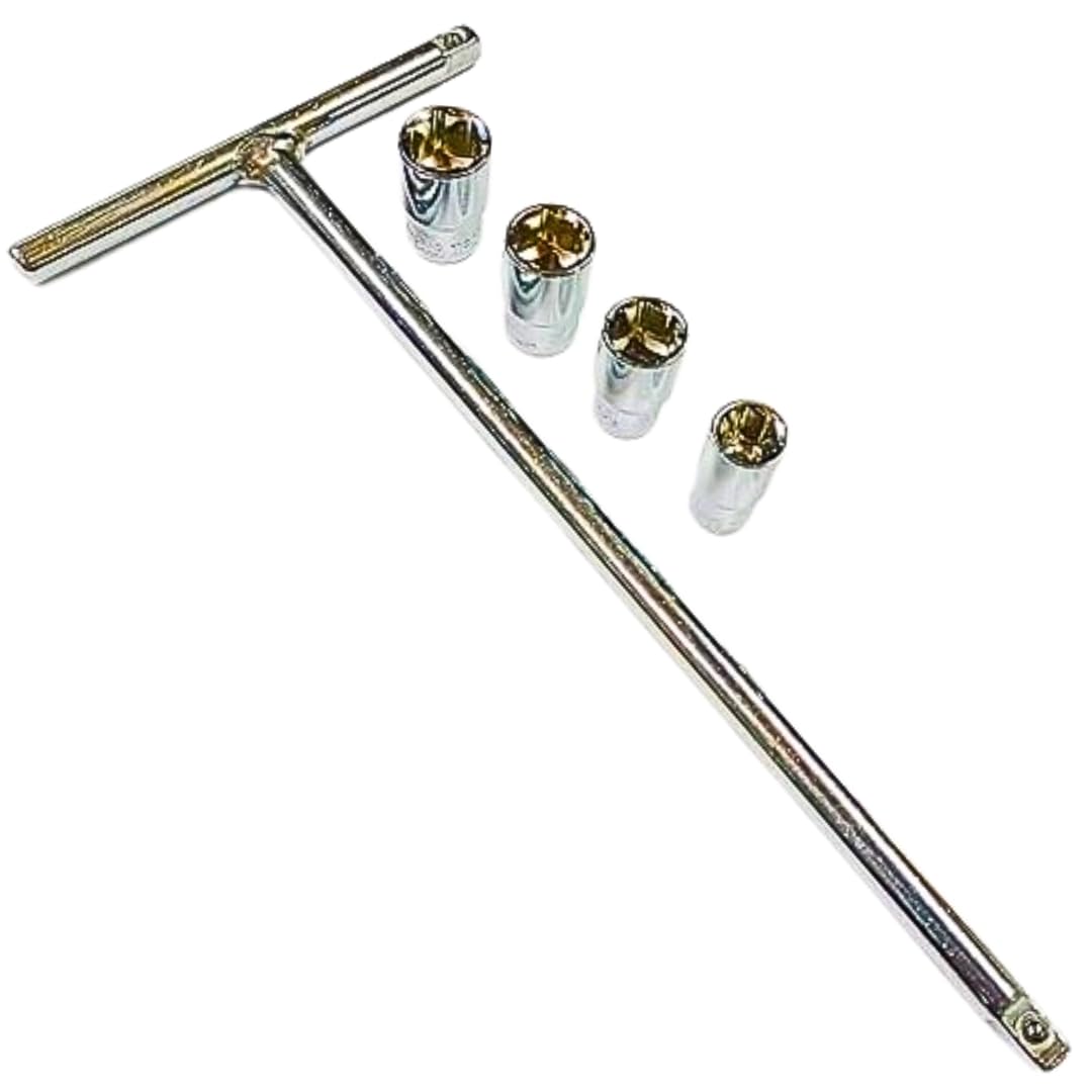 T Handle Socket Wrench Set [8 Inch Long] 1/4 dDrive Handle Two Sided with 8MM 9MM 10MM 11MM Hex Sockets (B0DF6CQNWC) Amazon Price History, Amazon Price Tracker