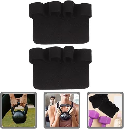 Miniatura 5 de Luxshiny Non-Slip Weightlifting Gloves with Palm Pads for Men and Women Breathable Pull Up Grips for Gym Training Wear-Resistant Fitness Hand