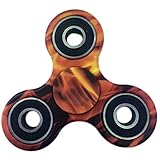 FIDGET DICE Hand Fidget Toy Spinners Stress Reducer with Ceramic Bearing (Red 2)