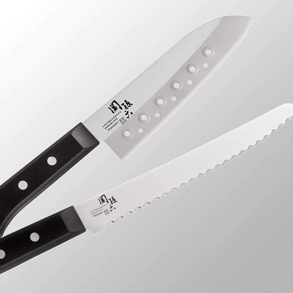 Kai KAI AB5422 Gyuto Knife Seki Magoroku Wakatake 7.1 inches (180 mm), Made in Japan, Dishwasher Safe