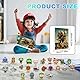 Tung Tung Tung Sahur Adventskalender, 24 Tage Tung Tung Tung Sahur Figur, Tralalero Tralala Figur Spielzeug, Tung Tung Tung Sahur Adventskalender, Countdown Kalender Sammlung Dekoration