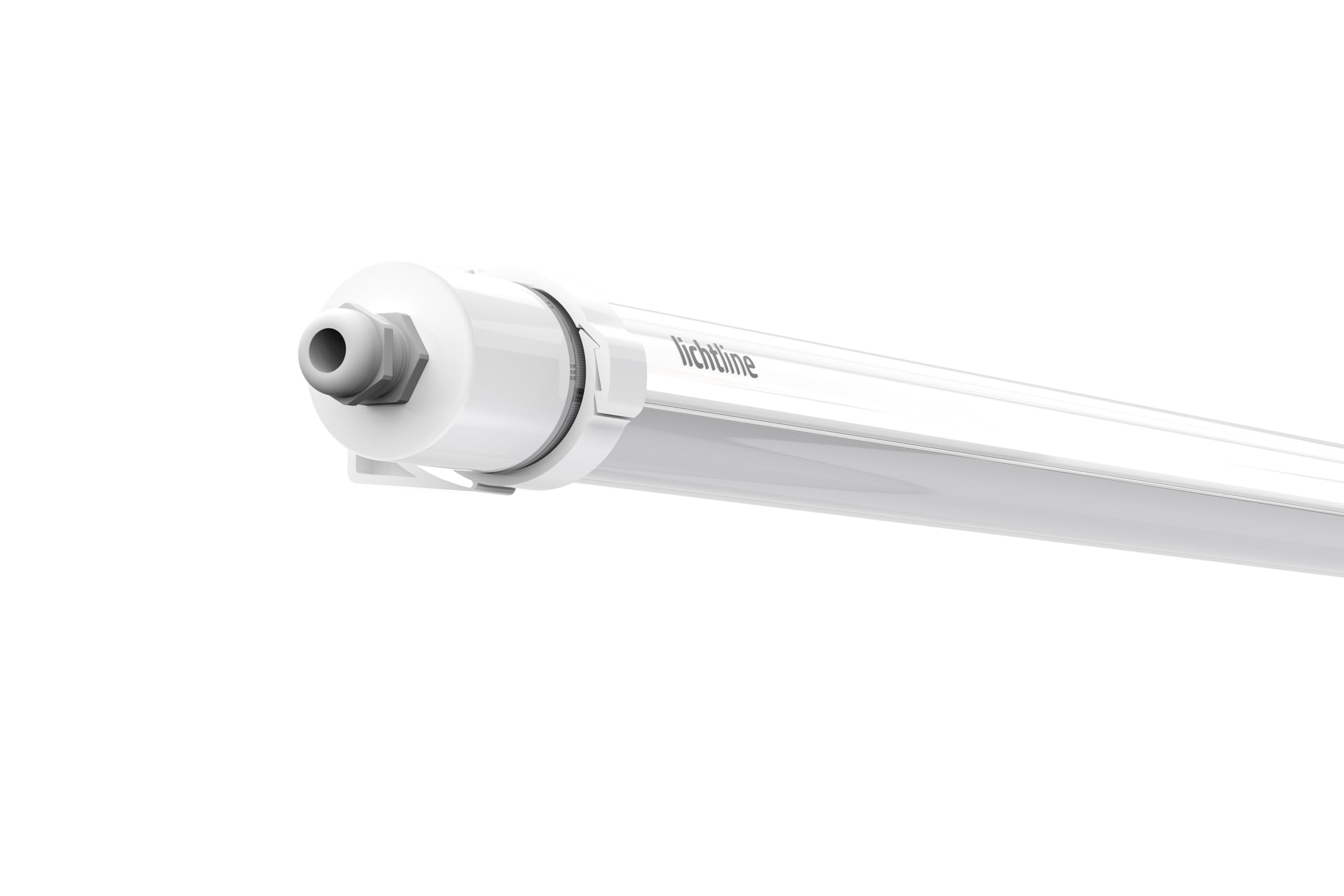 LED-Feuchtraumleuchte IndustryLUX TUBOLA 1500 K3 811595300022, 150 cm, neutral- bis kaltweiß 4000K/5000K/6500K, IP65, 28W, 4.200 lm, Weiß