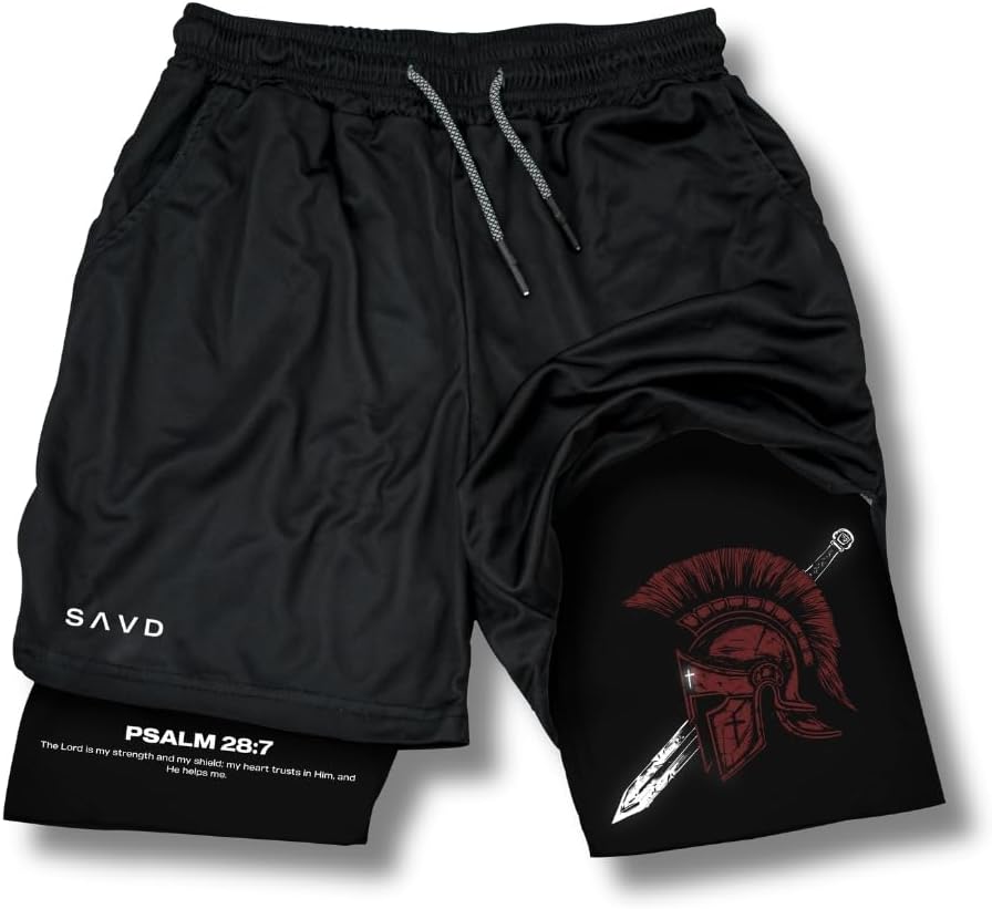 SAVD Youth Christian Performance Shorts