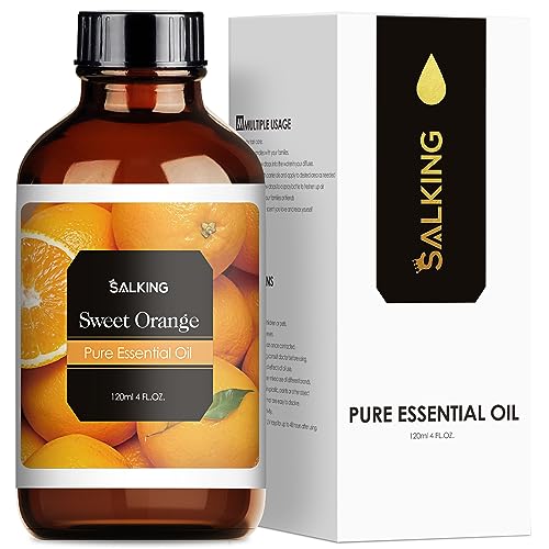 Salking Aceite Esencial De Naranja Dulce 120ml, 100 Puro Aceites Esenciales Para Humidificador Difusor, Aceites Esenciales Naturales Aceite Perfu Salking Aceite Esencial De Naranja Dulce 120ml, 100 Puro Aceites Esenciales Para Humidificador Difusor, Aceites Esenciales Naturales Aceite Perfu