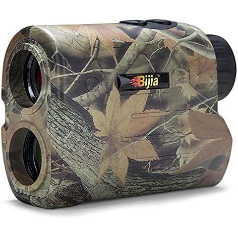 BIJIA Rangefinder - 650Yards Multi-Function Laser Archery Rangefinder for Bow Hunting,Shooting, Golf,Camping with Slope Correction,Flag-locking with Vibration,Speed,Angle,Scan,Distance Measure… Cover