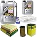 Produktbild QR-PARTS 69332345 Filter Set Inspektionspaket 6 Liter Motoröl Special Tec F 5W-30 MANN-FILTER Innenraumfilter Luftfilter Ölfilter