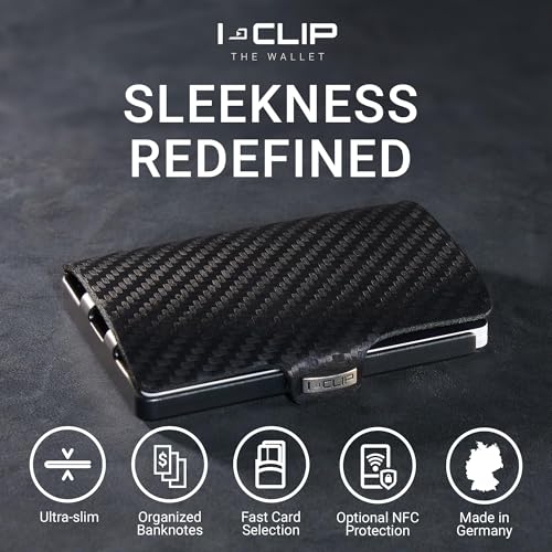 I-CLIP, Premium Men's Leather Wallet, Versatile Changeable Money clip, Secure Card Holder, Compact Men's Wallet Minimalist, Sleek Slim Design, Perfect Money Clip Wallet for Men2