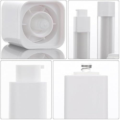 Miniatura 6 de PACKOVE Botella de vacío de loción 3 uds., botella de bomba cosmética sin aire, botella de bomba de crema, botella dispensadora de viaje (0.5 fl